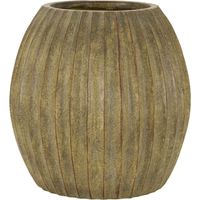 Vaso Breeze medio in magnesio verde anticato