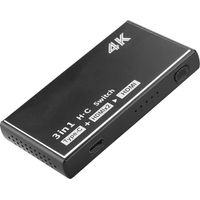Commutateur vidéo, répartiteur, adaptateur et convertisseur de signal HDMI pour Windows/Mac