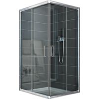 Duschkabine Klarglas h 185 mod. Alabama 70x120 cm