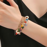 Bracelet Femme multicouche style bohème avec perles