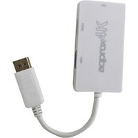 Adapter Approx appC37 DisplayPort HDMI 4K 30 Hz Anschlüsse