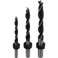 Silverline - Forets Pour Chevilles De Bois, 3 Pcs - 6, 8 Et 10 Mm