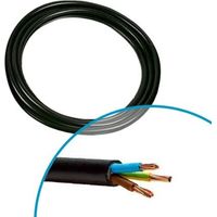 Nexans – Câble électrique 3G6mm² pour plaques de cuisson – Couronne de 10m – Conducteurs protégés PVC – 10241457