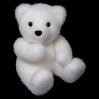 Decorazione di Natale, orso seduto pensatore H 15 cm - Feeric lights & christmas