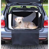 Transportín Trixie Vario negro y gris para perro