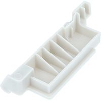 vhbw Abrepuertas para microondas compatible con Samsung ME731K/XSP, ME731K/XSG, ME731K/XSM - Palanca para el mecanismo de la puerta, blanco
