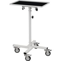 BEDRUNKA+HIRTH Soporte de material Superficie de carga L410xAn610mm Alt.994-1344mm gris Estante inclinable hasta 360 grados - 05.10.31B