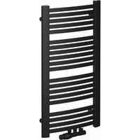 Luxrad Wento Badheizkörper 102,5x48 cm ZDC-Anschluss mattschwarz 434W