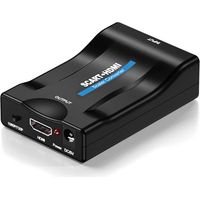Convertisseur de tension-1080 P Peritel Vers Hdmi Video Audio Haut De Gamme Convertisseur Adaptateur Pour Hd Tv Dvd Sky Box Stb Plug And Play