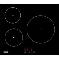 CIARRA Induktionskochfeld 5600W 3 Kochzonen 99-Minuten-Timer Touch-Bedienung Kindersicherung CD3BIH-F