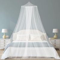 ZVD-Moustiquaire de lit,Ciel de lit,Moustiquaire de Lits Simples/Doubles,moustiquaire Ciel de lit Adulte/Fille/Bebe/Enfant,Universelle Grande Ciel de Lit Moustiquaire0.6x2.3x8.5M,