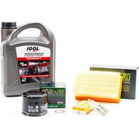 Kit Révision Filtres Bougies pour BMW F 800 GS Adventure de 2013 à 2016 - IGOL PROPULS PERFORMANCE 15W50 4L