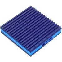 Climaconcept – Support anti-vibrations EVA 100x100x20 mm – Plaque 3 couches pour atténuation bruit – Structure striée antidérapante – Résistance 3,5Kg/cm2