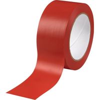 Cinta de señalización de suelo Easy Tape PVC roja L.33m An.50mm Rl.ROCOL