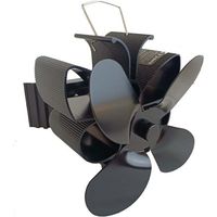 Ventilateur de Cheminée Magnétique, 4 Pales Ventilateur de Cheminée,Ventilateur Poele à Bois Silencieux pour Poêle à Bois/Cheminée/Gaz/Bûches/Poele a Granule