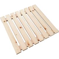 Pedana Doccia in Legno Antiscivolo 58 x 58 Ideale per Piatto Doccia 80 x 80