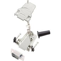encitech D45ZF09-DMP-W-K 6355-8047-01 KIT connettori maschio SUB-D 45 ° Numero Poli (num): 9 Punte a saldare 1 pz.