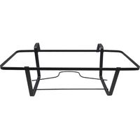 Salone – Jardinière de balcon Napoli 50 cm en acier noir – Support porte-fleurs résistant aux intempéries – Pour terrasse moderne