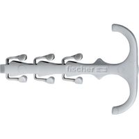 Fischer 100x Steckfix plus Zwillingsschelle SF plus ZS 18 - 048161