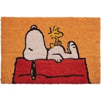 Felpudo de Snoopy - Antideslizante y de fibra de coco - 40 x 60 cm