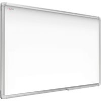 Tableau Blanc Magnétique Effaçable à Sec avec Cadre en Aluminium Premium EXPO 120x100cm