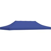 Toit de tente de réception-Toit de remplacement 3 x 6 m Bleu