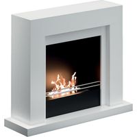 Cheminée bioéthanol au sol 2,5 kW – foyer en acier – structure en bois – sans cheminée de fumée – dimensions 880 x 1000 x 300 mm – Tecno Air System