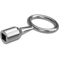 Basi 301V-8 Clé forée argent R506761