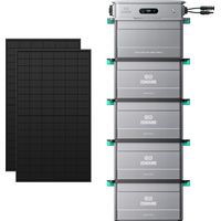 Zendure SolarFlow 800 Pro 2 Balkonkraftwerk-Set– 2x 450W bifaziale Solarmodule + 4x AB2000L Akkus (7.680 Wh, 2.640W MPPT, 96% Effizienz)