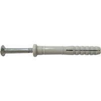 Tap-Vis Dübel Flachkopf - Schlagdübel mit flachem Flansch - Kanister mit 2500Stück - ING FIXATION - A270285