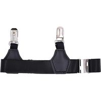 T-shirts pour hommes, porte-jarretelles pour adultes, porte-jarretelles pour hommes, porte-jarretelles non conventionnel, chemise pour hommes-30X2.5cm-Black