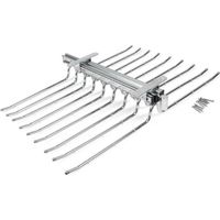 Emuca – Porte-pantalons double amovible chromé – Capacité 18 pantalons – Acier chromé et plastique – Installation facile pour dressing 700mm
