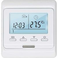Thermostat d'ambiance programmable avec sonde 16A pour plancher chauffant électrique, thermostat numérique pour plancher chauffant électrique