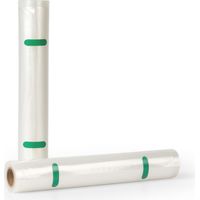 Klarstein Vakuumierbeutel für Vakuumiergerät, 2er Set Vakuumierbeutel Rolle für Lebensmittel, 28x300cm BPA-freie Vakuumierbeutel für Sous Vide, Trockenes/Feuchtes, Wiederverwendbare Vakumierbeutel