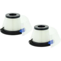 vhbw 2x Filtre compatible avec Sauber UVC-122311.3 aspirateur sans-fil - Filtre anti-saleté