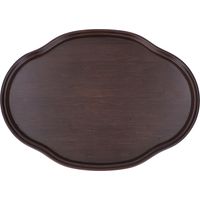 Tea Tray Walnut Color Bamboo Serving Tray Refreshments Plate for Coffee Table Kitchen Living Room