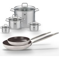 Lot de 2 Poêles 24/28 cm et 4 Faitouts Elo Bistro Line