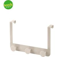 Appendino tondo Feridras Fiore 3 ganci Beige