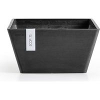 Ecopots Berlin 25 Blumentopf - L 25,5 cm x B 25,5 cm x H 13 cm - Innen- und Außenbereich