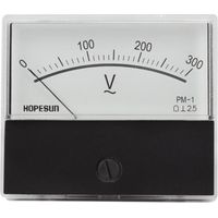Hope Sun Voltmètre analogique, à panneau, pour tension CA 0-300 V, avec zéro mécanique réglable, 60 x 70 mm