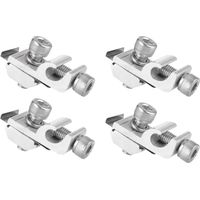 Pack de 4 pinces de mise à la terre de panneaux solaires, Standard de la lug de mise à la terre de panneaux solaires, Supports de montage de panneaux solaires, Fixations de panneaux solaires
