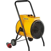 Generador de aire caliente el茅ctrico de impulsos trif谩sico SOVELOR-DANTHERM C31 30 kW amarillo negro