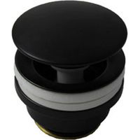Paffoni Ringo West - Ablaufgarnitur 1 1/4 Click-Clack, abschließbar, Schwarz matt ZSCA050NO