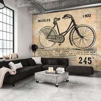 Papier peint vélo ancien - 300 x 210 cm