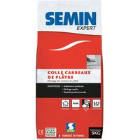 SEMIN Colla Gesso per Piastrelle, 5 kg SEMIN