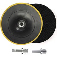 2 Pièces Plateau de Ponçage, Disques Abrasifs pour agrippante pour Outil Rotatif Ponçage Polissage - 180MM, M16