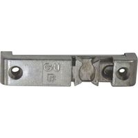 Ferco – Gâche pour crémone – Vantail semi-fixe en applique – Compatible bois et PVC – Résistante aux intempéries – Installation discrète
