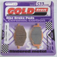 Bremsbelag gold fren für Motorrad Yamaha 600 tt n 1985 bis 1988