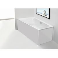 Hoesch 49012.550 Accessoire habillage en verre blanc coin