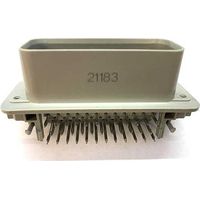 Connettore AmpSeal femmina 35 vie grigio da circuito stampato 90° senza guarnizione